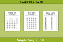 Money Saving Challenges Planner - CraftNest - Digital Crafting and Art