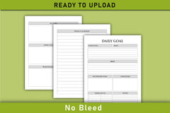 Daily Goal Planner  Bundle - CraftNest - Digital Crafting and Art