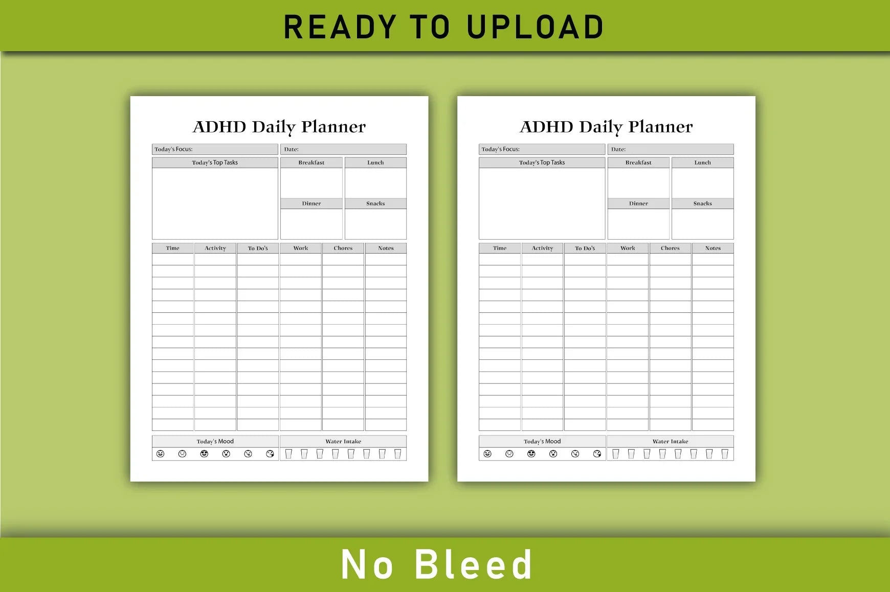 ADHD Daily Planner Bundle - CraftNest - Digital Crafting and Art