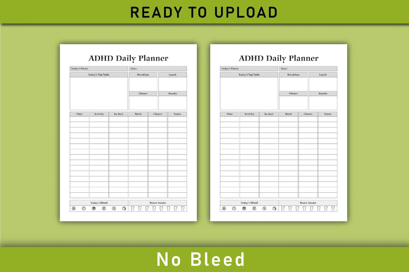 ADHD Daily Planner Bundle - CraftNest - Digital Crafting and Art