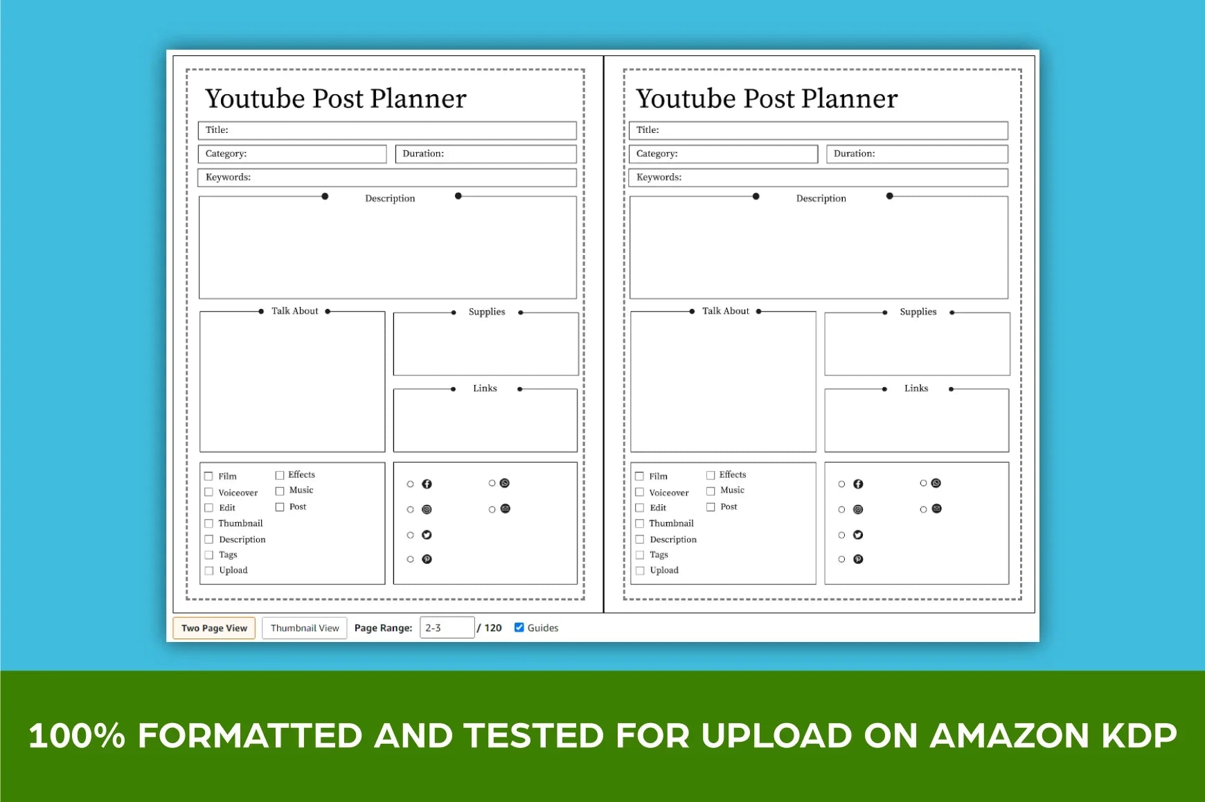 YouTube Post Planner - CraftNest - Digital Crafting and Art