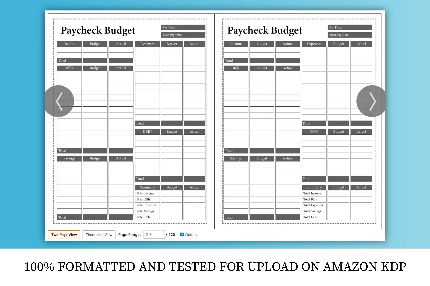 Paycheck Budget Planner - CraftNest - Digital Crafting and Art