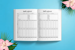 Golf Logbook Planner - CraftNest - Digital Crafting and Art