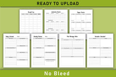 Mental Health Planner Bundle - CraftNest - Digital Crafting and Art