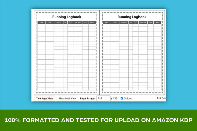 Running Logbook Planner Bundle - CraftNest - Digital Crafting and Art