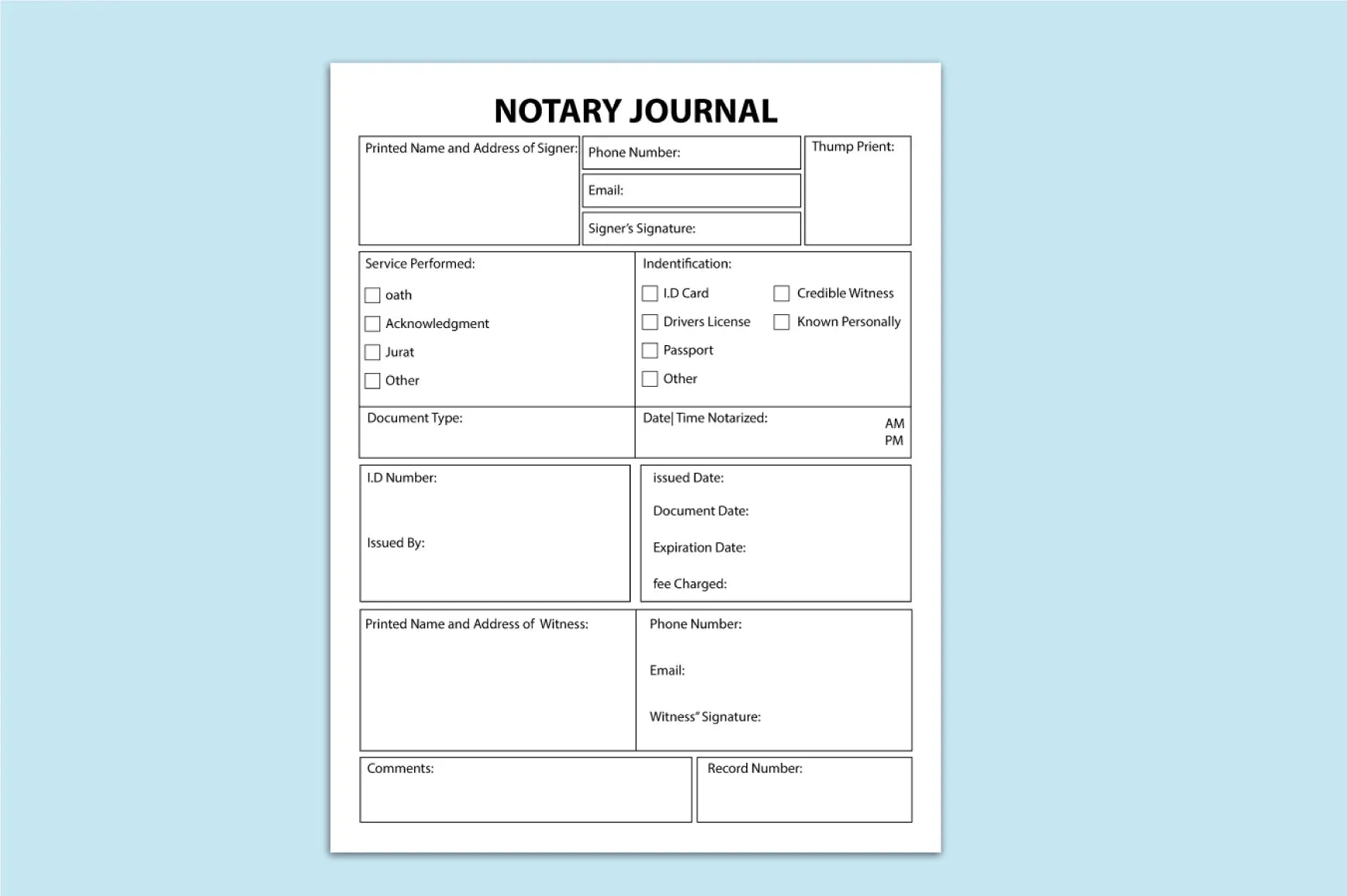 Notary Planner  Bundle - CraftNest - Digital Crafting and Art