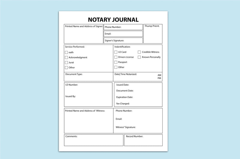 Notary Planner  Bundle - CraftNest - Digital Crafting and Art