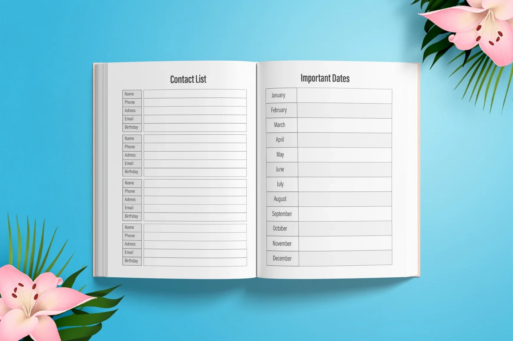 ADHD Daily Weekly Planner - CraftNest - Digital Crafting and Art