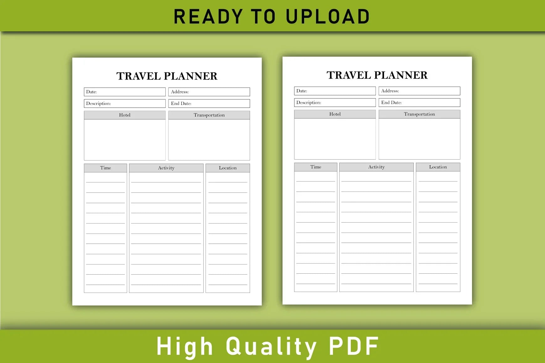 Travel Planner  Bundle - CraftNest - Digital Crafting and Art
