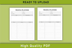 Travel Planner  Bundle - CraftNest - Digital Crafting and Art