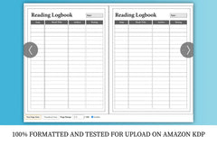 Reading Logbook Planner - CraftNest - Digital Crafting and Art
