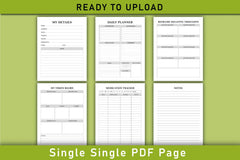 Depression and Anxiety Therapy Planner - CraftNest - Digital Crafting and Art