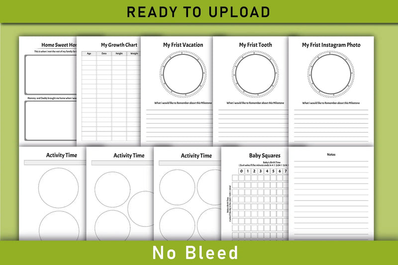 Baby Memory Book Planner - CraftNest - Digital Crafting and Art