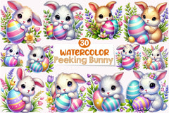 Easter Bunny Clipart Bundle 35 - CraftNest - Digital Crafting and Art