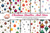 Christmas Baubles & Stars Clipart Bundle