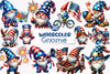 4th of July Gnome Clipart Bundle
