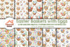 Easter Egg Basket Clipart Bundle