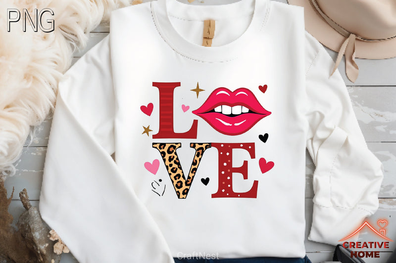 Western Love Lips Clipart Bundle - CraftNest - Digital Crafting and Art