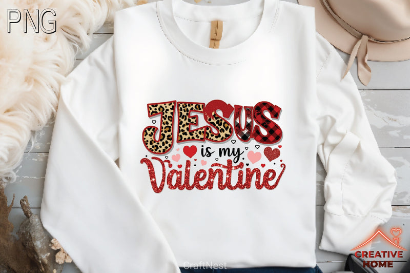 Jesus Valentine Sweatshirt Clipart Bundle 2 - CraftNest - Digital Crafting and Art