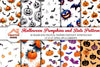 Halloween Pumpkins & Bats Clipart Bundle