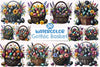 Gothic Easter Basket Clipart Bundle
