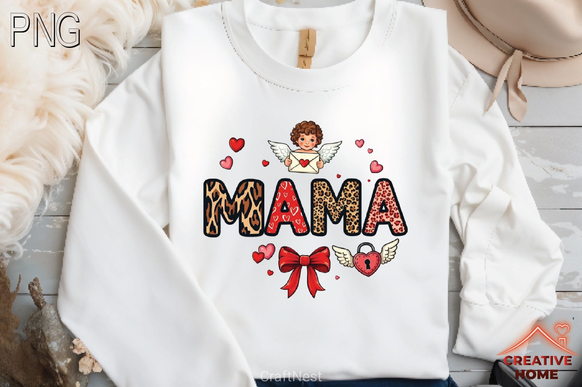 Valentine Mama Coquette Clipart Bundle - CraftNest - Digital Crafting and Art