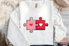 Heart Puzzle Valentine Clipart Bundle