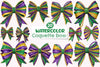 Mardi Gras Coquette Bow Clipart Bundle 6