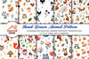 Hand Drawn Animal Pattern Clipart Bundle