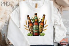 Beer Bottle Party Clipart Bundle - CraftNest - Digital Crafting and Art