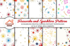 Fireworks & Sparklers Clipart Bundle - CraftNest - Digital Crafting and Art