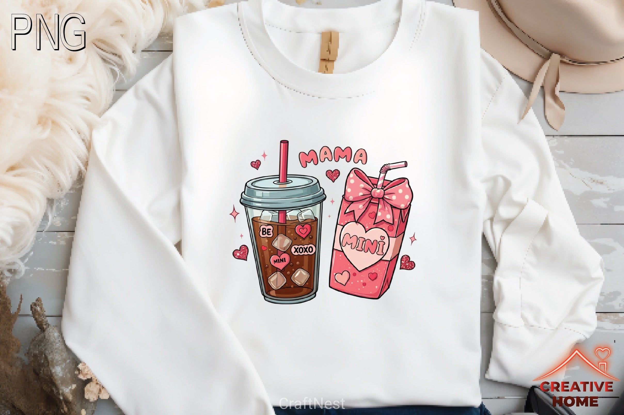 Mama Mini Valentines Clipart Bundle - CraftNest - Digital Crafting and Art