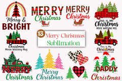 Merry Christmas Clipart Bundle - CraftNest - Digital Crafting and Art