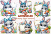 Easter Bunny Sign Clipart Bundle 7