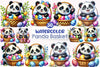 Panda Easter Basket Clipart Bundle