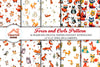 Foxes & Owls Pattern Clipart Bundle