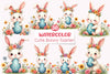 Cute Bunny Easter Clipart Bundle