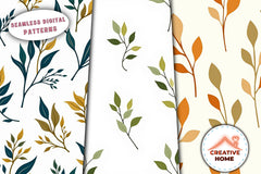 Minimalist Leaves & Branches Clipart Bundle - CraftNest - Digital Crafting and Art