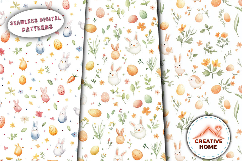 Easter Chicks Spring Blooms Clipart Bundle - CraftNest - Digital Crafting and Art