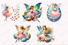 Easter Ballerina Fairy Clipart Bundle - CraftNest - Digital Crafting and Art