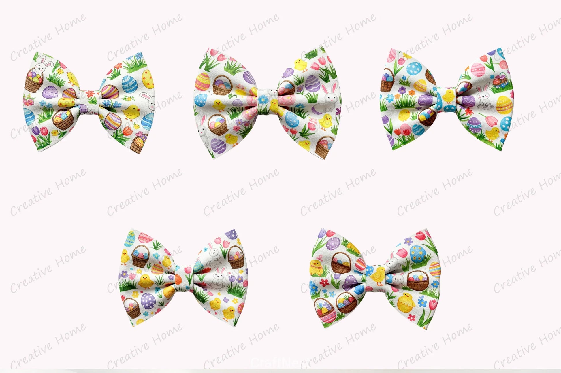 Easter Coquette Bow Clipart Bundle - CraftNest - Digital Crafting and Art