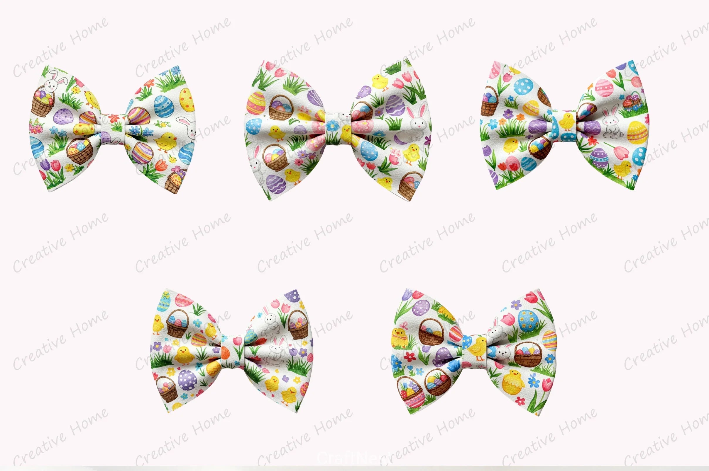 Easter Coquette Bow Clipart Bundle - CraftNest - Digital Crafting and Art