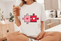 Heart Puzzle Valentine Clipart Bundle - CraftNest - Digital Crafting and Art