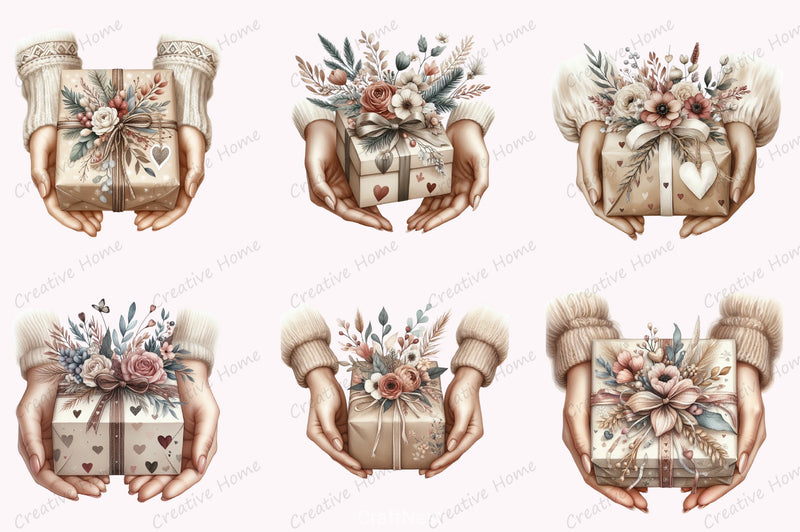 Valentine's Gift Clipart Bundle - CraftNest - Digital Crafting and Art