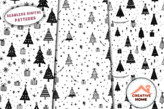 Christmas Trees & Presents Clipart Bundle - CraftNest - Digital Crafting and Art