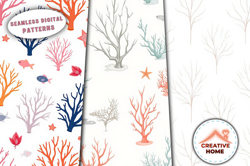 Ocean Wonderland Coral Reef Clipart Bundle - CraftNest - Digital Crafting and Art