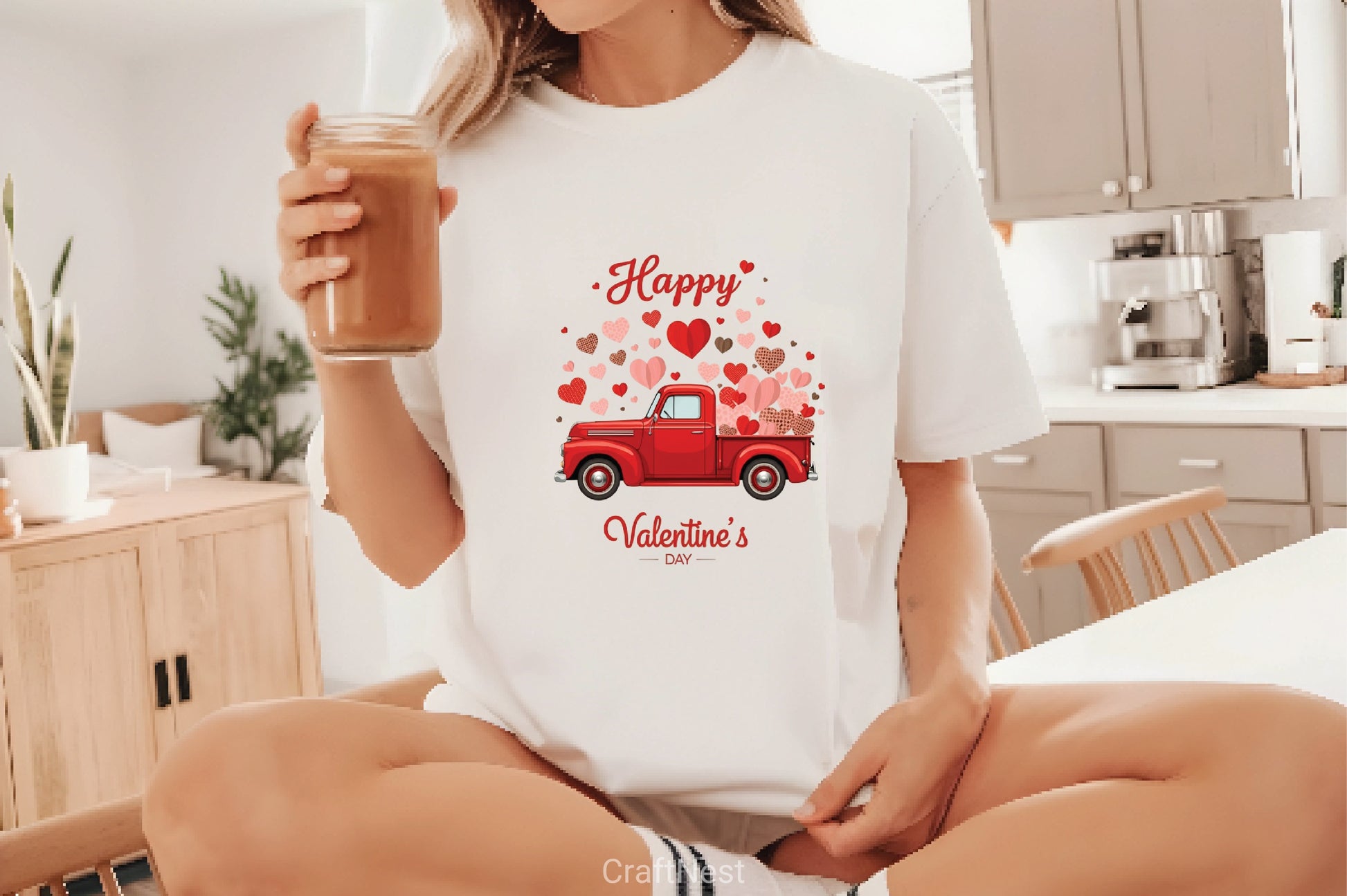 Valentine's Day Truck Hearts Clipart Bundle 5 - CraftNest - Digital Crafting and Art