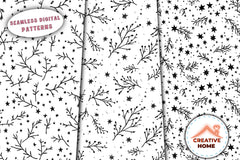 Christmas Stars & Twigs Clipart Bundle - CraftNest - Digital Crafting and Art