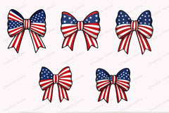 Coquette Bow 4th July Clipart Bundle - CraftNest - Digital Crafting and Art