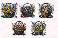 Gothic Easter Basket Clipart Bundle - CraftNest - Digital Crafting and Art